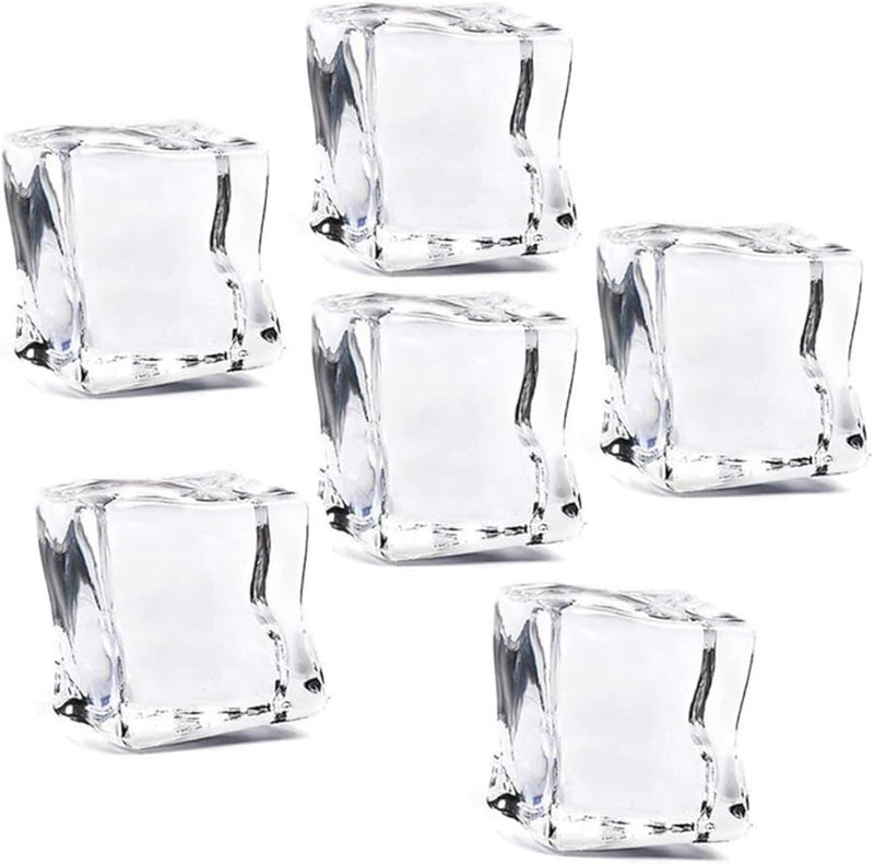 Mikinona 36pcs Acrylic Simulated Ice Cubes Size 1 For Photography Props And Shop Display - Image 1